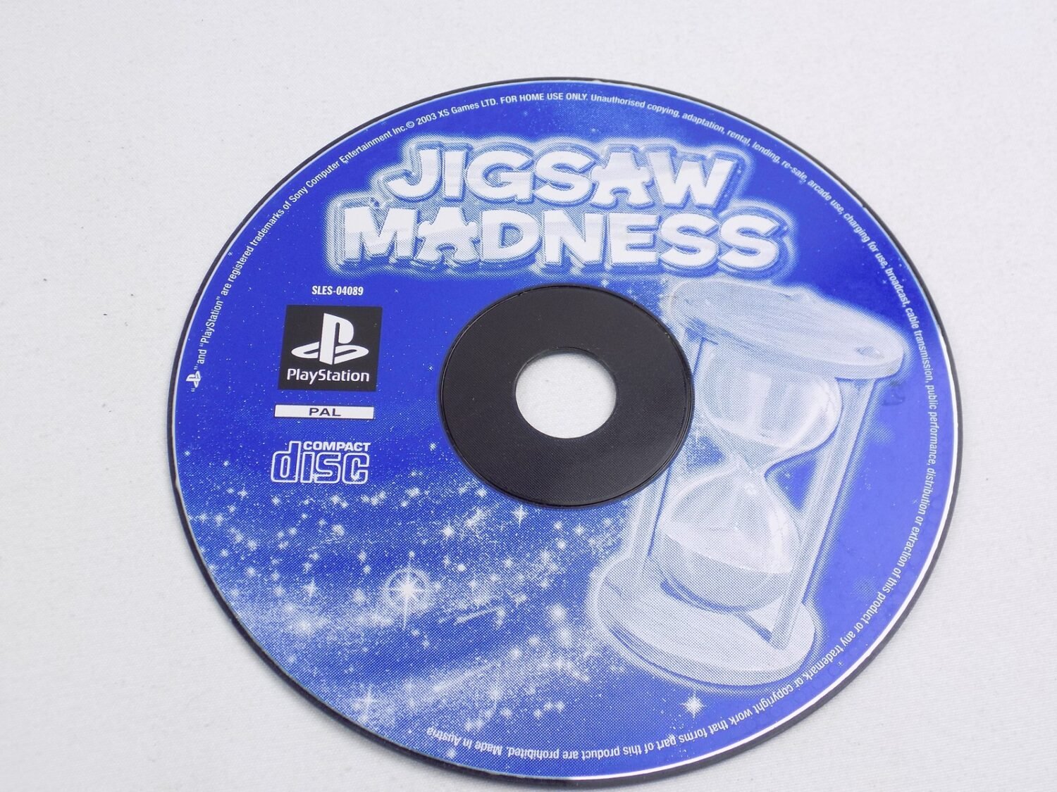 Jeu PS1 Jigsaw Madness - PlayStation 1, Version PAL, Complet Avec Manuel (bon état)
