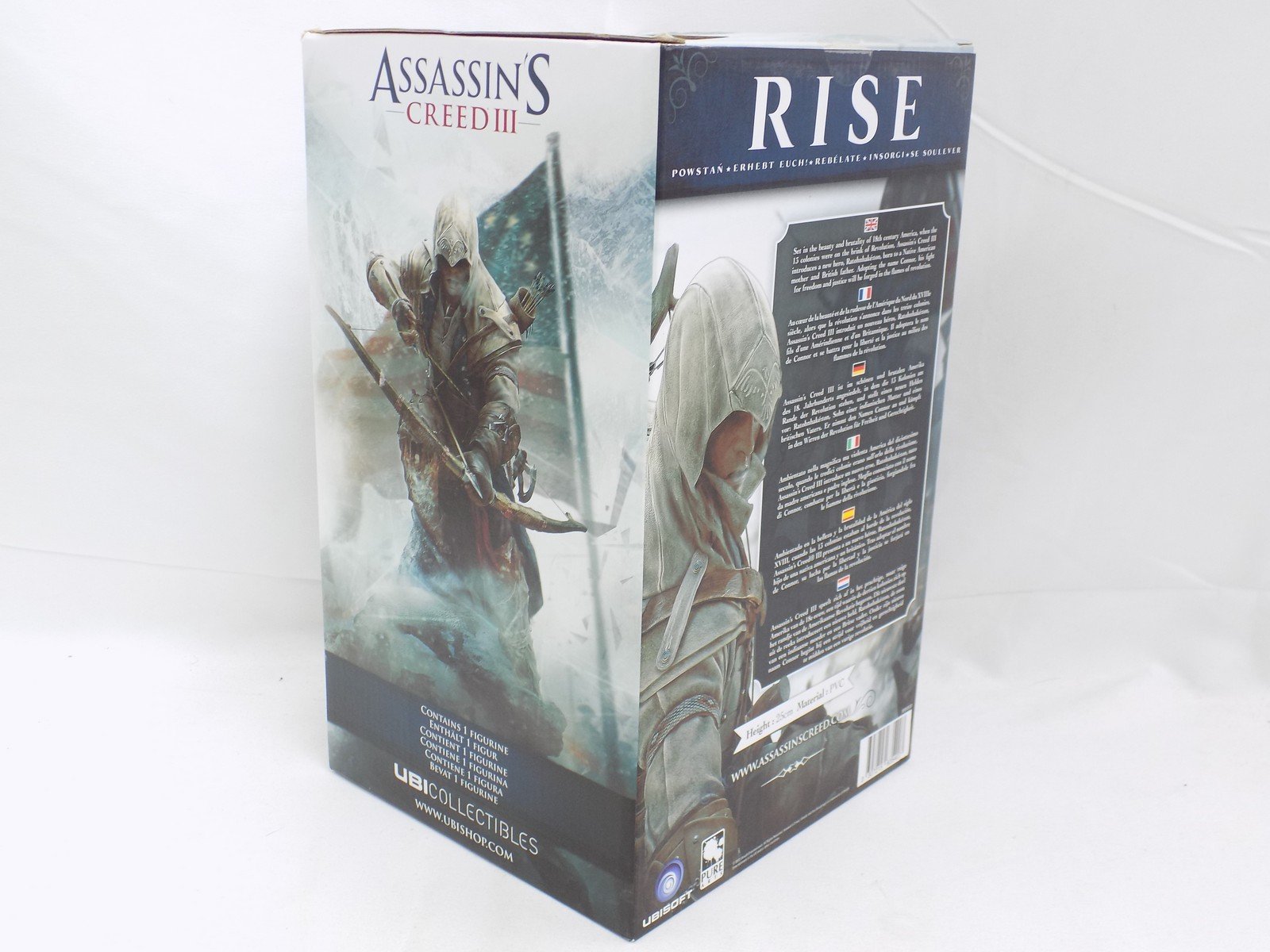 Figurine Connor Assassin's Creed - PVC Avec Boîte, Marque Ubisoft | Neuf, Collection Jeu Vidéo
