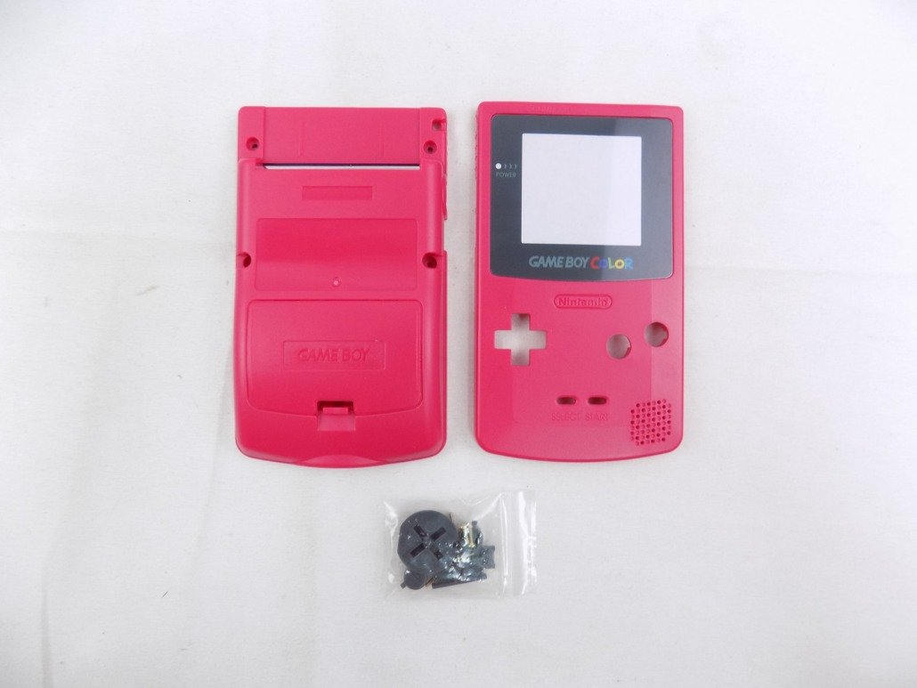 Gameboy Color GBC Housing Shell – Berry Red / Pink - Starboard Games