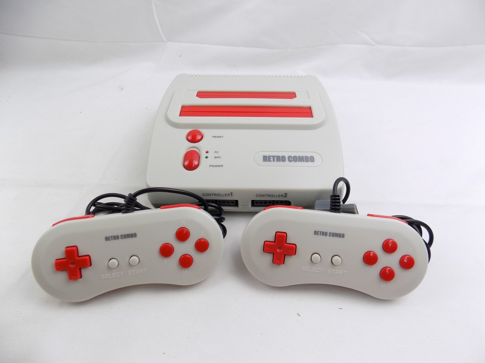 Boxed Retro Combo FC SFC Red Console Bundle Starboard Games