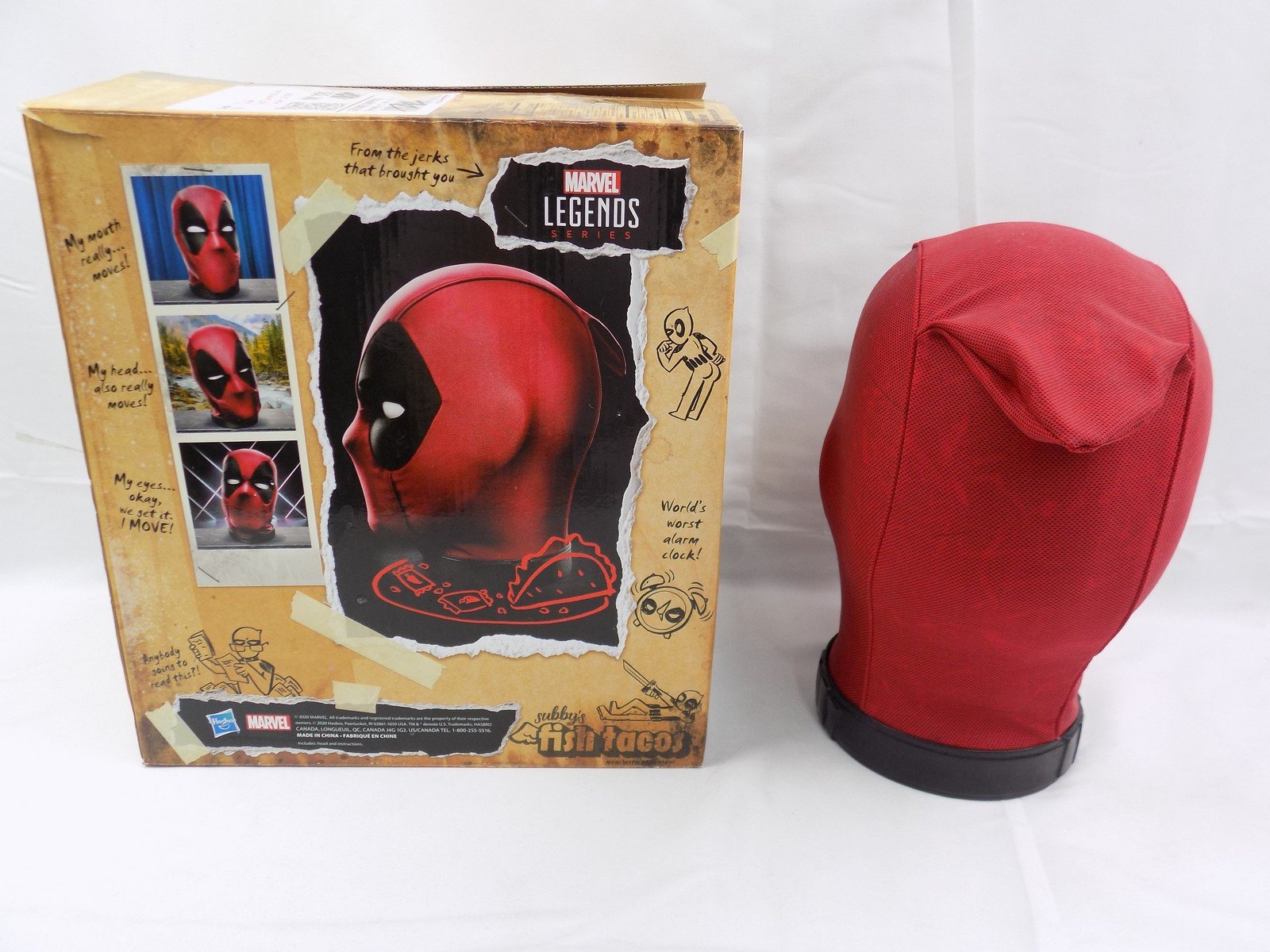 Boxed Like New Marvel Legends Deadpool's Head Interactive Toy ...