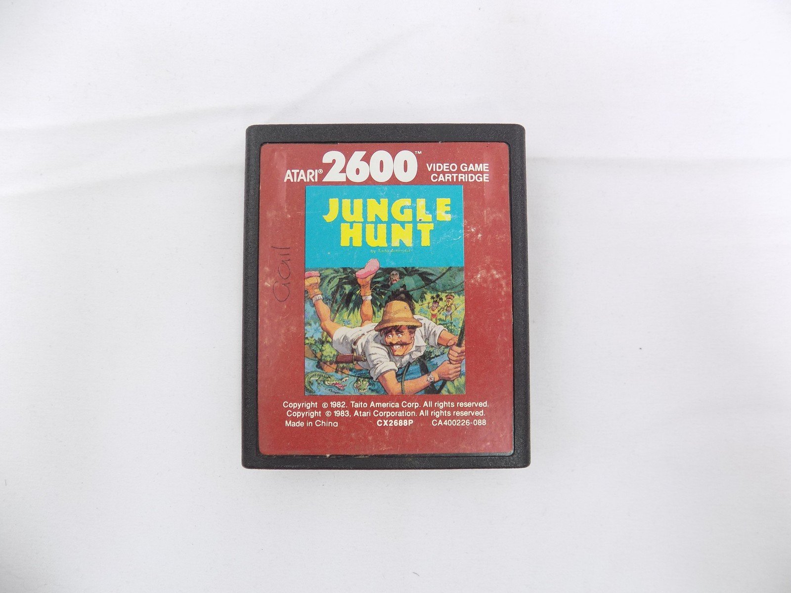 Jeu Atari 2600 – Chasse à La Jungle – Cartouche NTSC – Bon état De Fonctionnement