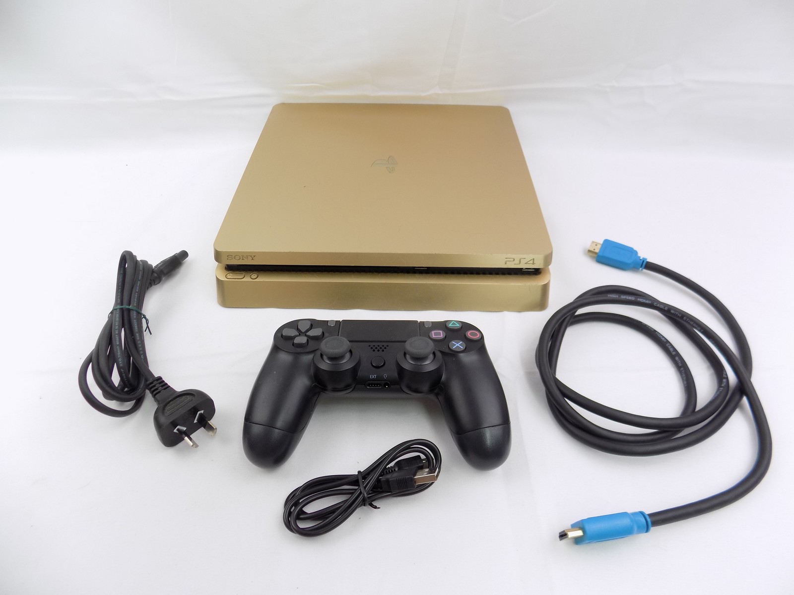 Sony PlayStation 4 PS4 Slim 1TB Gold Game Console Limited Edition Fast Free  Ship