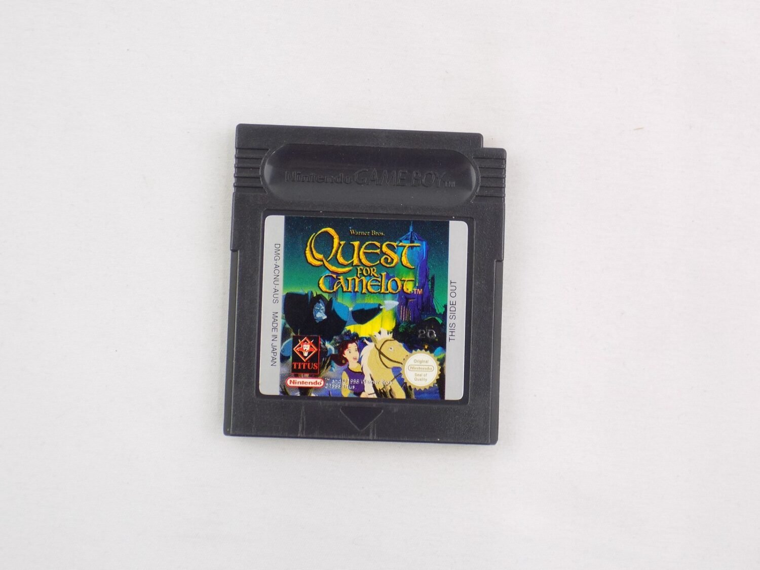 Manuel Seulement Quest Pour Camelot - Game Boy Color GBC Instructions