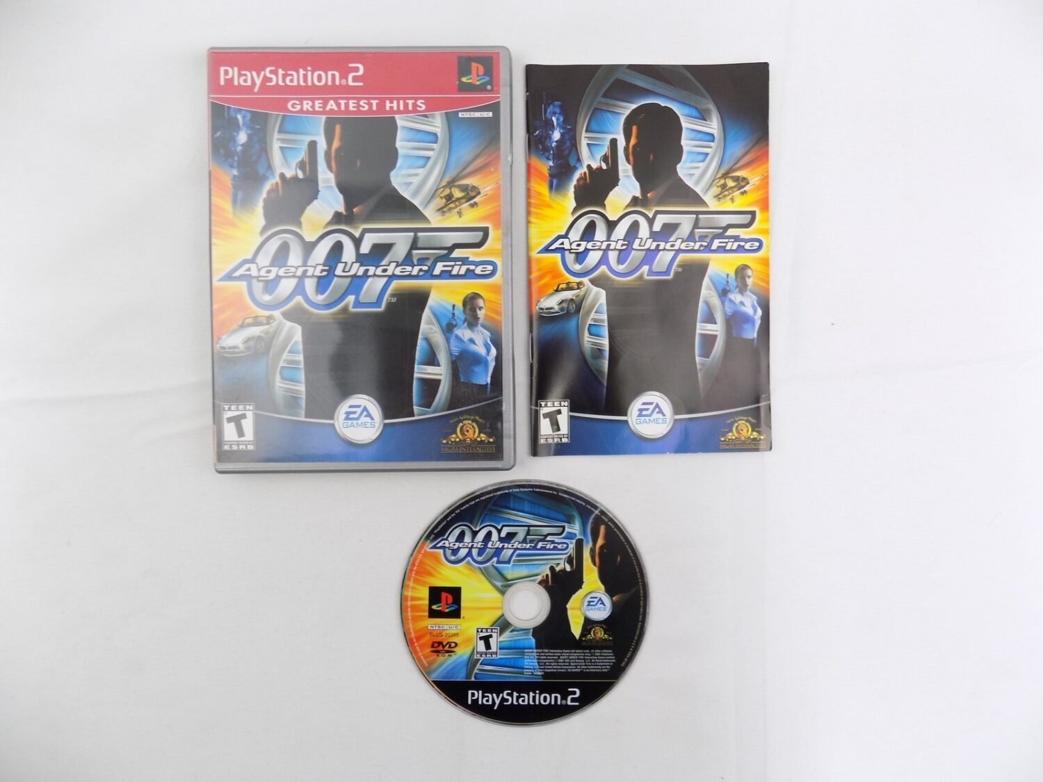 Jeu PS2 James Bond 007 Agent Under Fire (Greatest Hits) - 2001 - Fonctionnel, Pas De Manuel