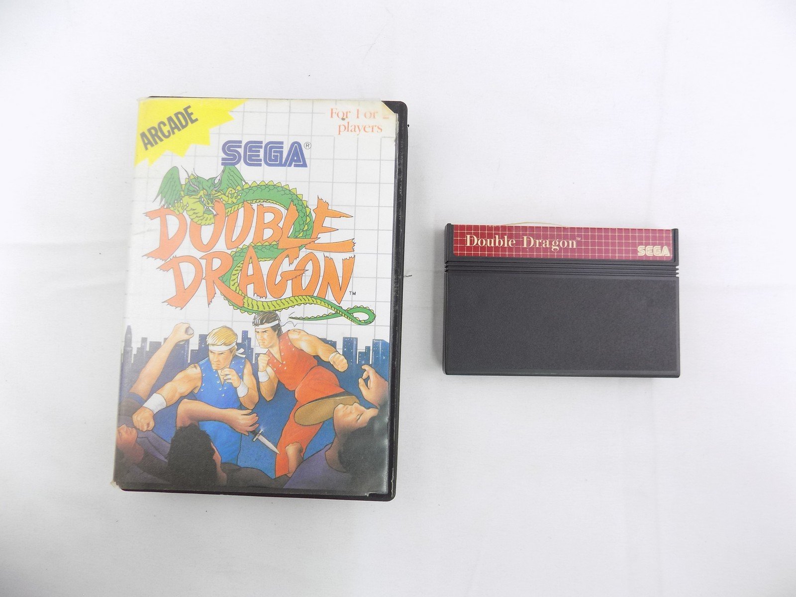 Boxed Sega Master System Double Dragon - No Manual Free Postage /2