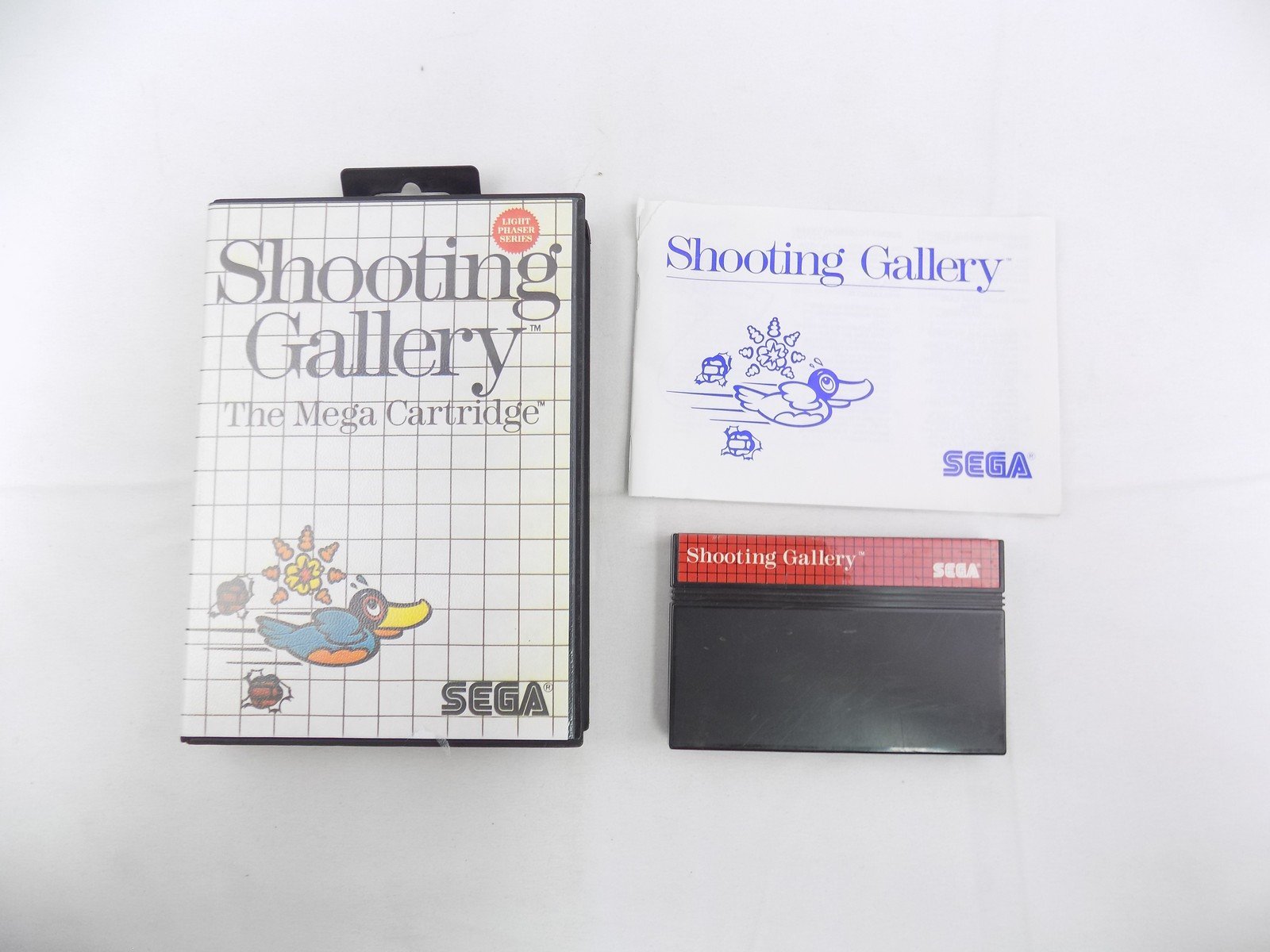 Jeu Sega Master System – Shooting Gallery – Complet Et En Bon état