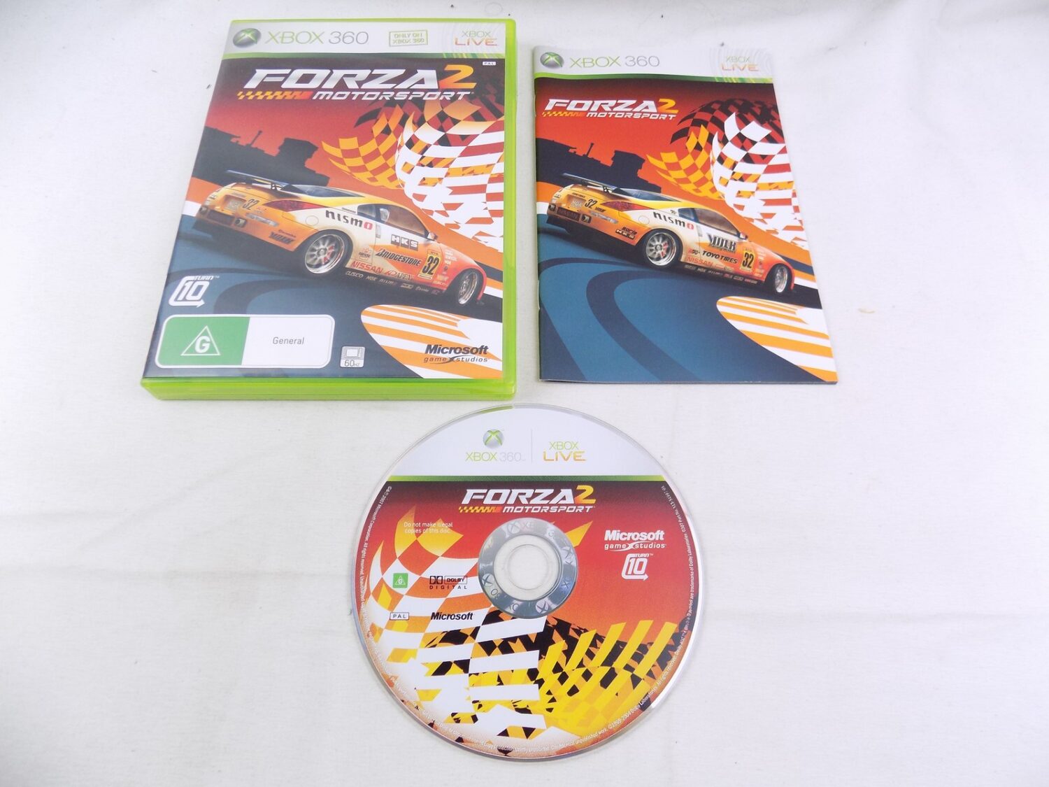 Mint Disc Xbox 360 Forza Motorsport 2 - Inc Manual Free Postage ...