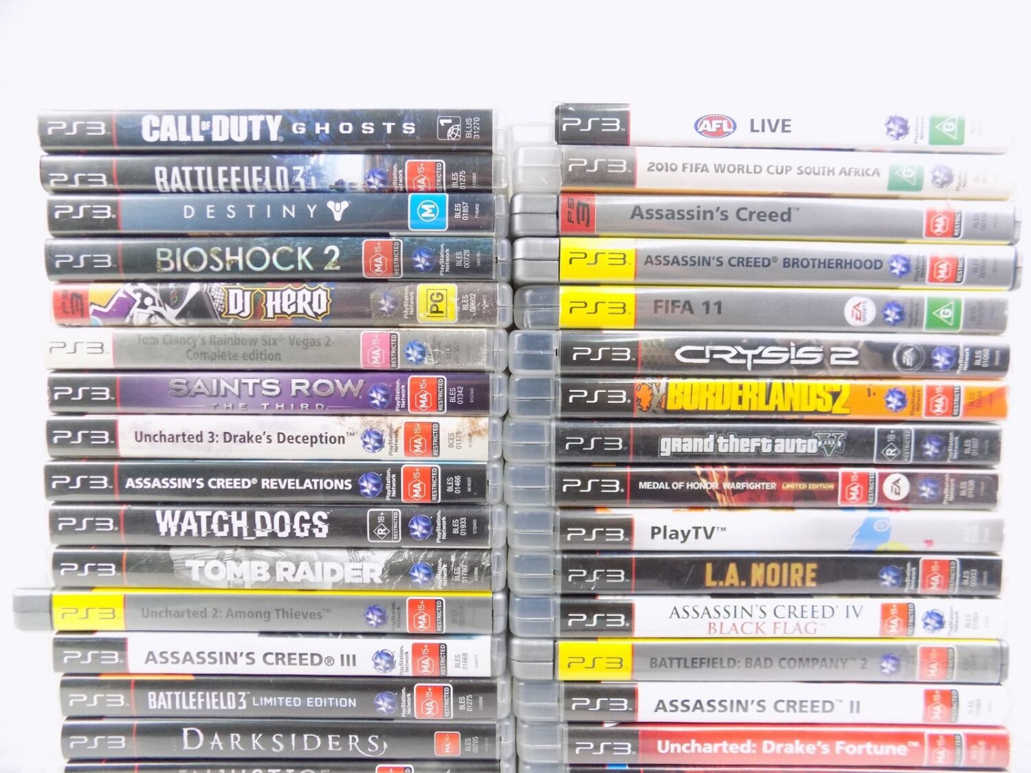 Playstation Ps3 Mega Game Bundle, 50 Games! (See Pictures
