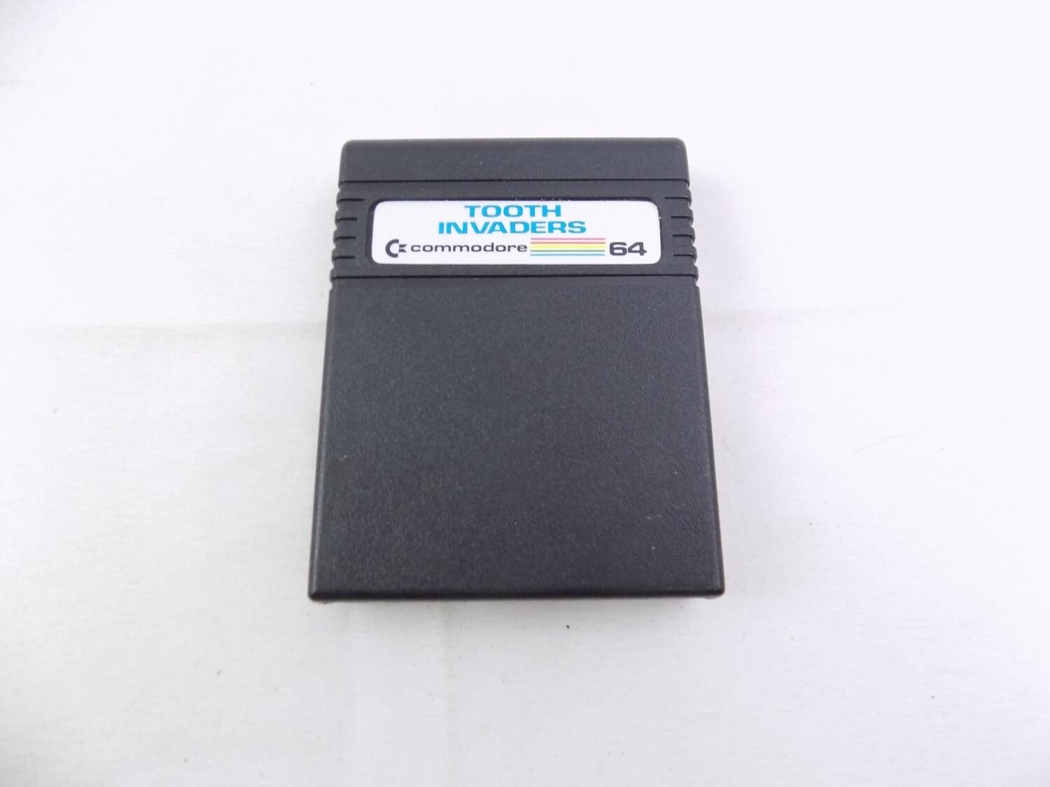 Commodore 64 C64 Tooth Invaders Cartridge - Starboard Games