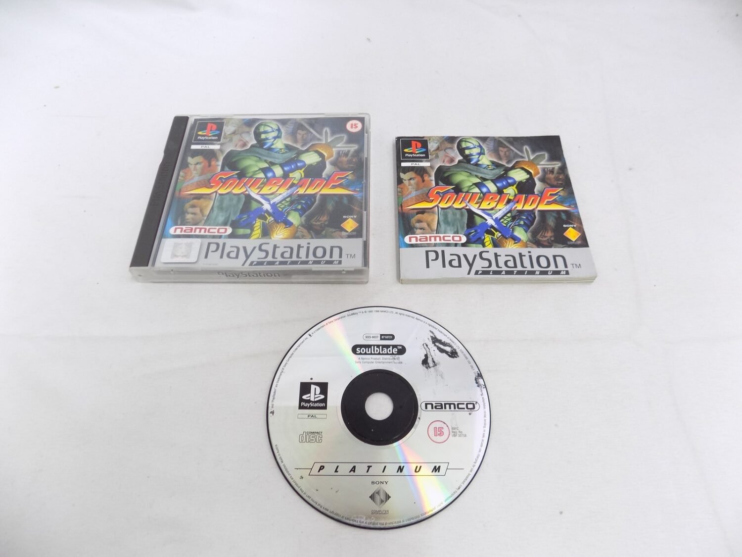 Playstation PS1 SoulBlade [PAL-FR] Complet Boîte Notice Console