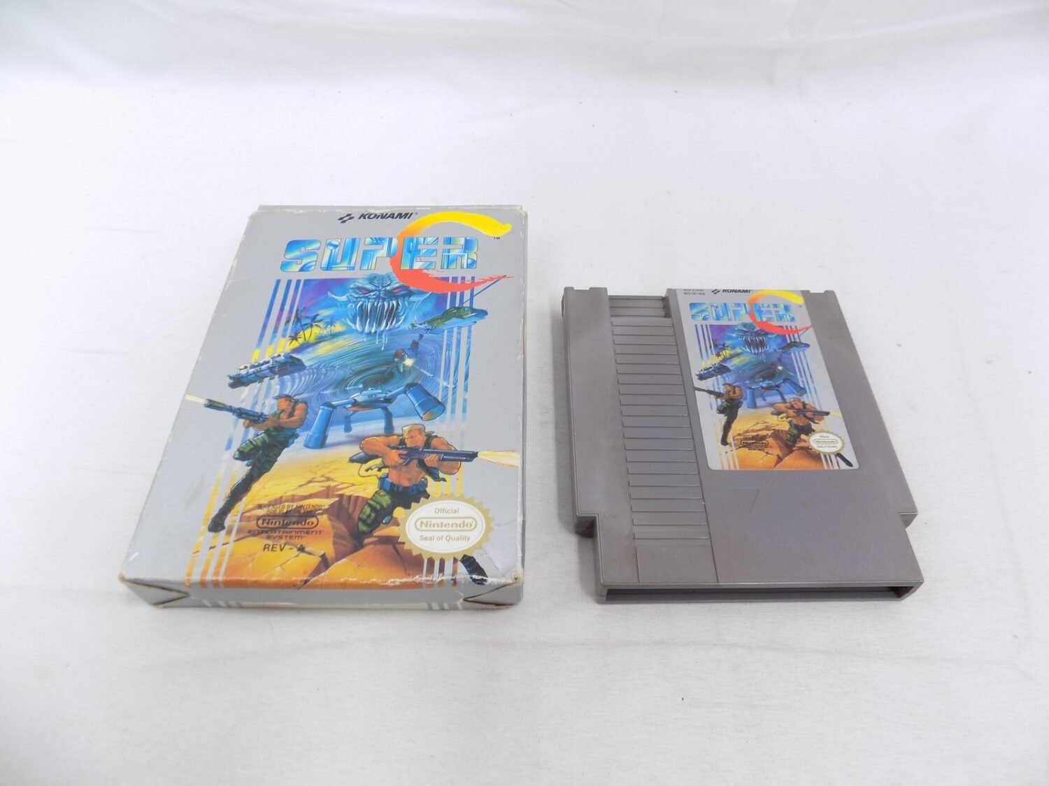 Boxed Nintendo Entertainment NES Super Contra No Manual -PAL
