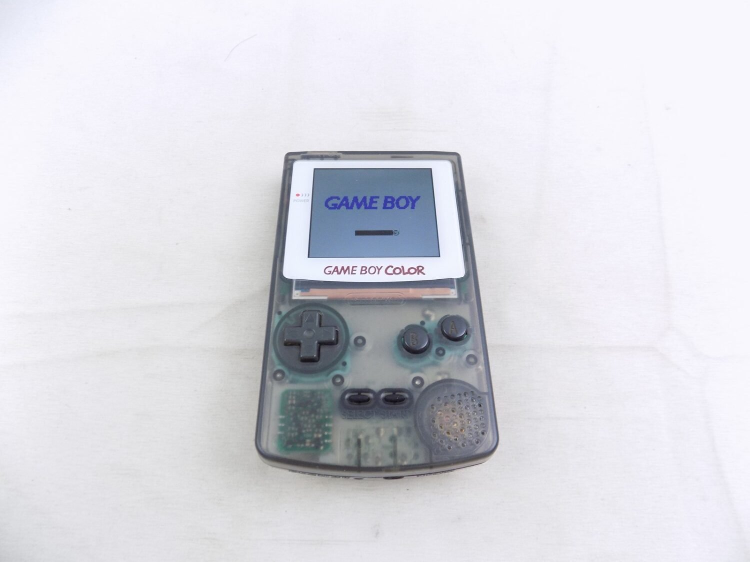 Like New Gameboy Color Game Boy Color Skeleton Smoke IPS Screen Mod ...