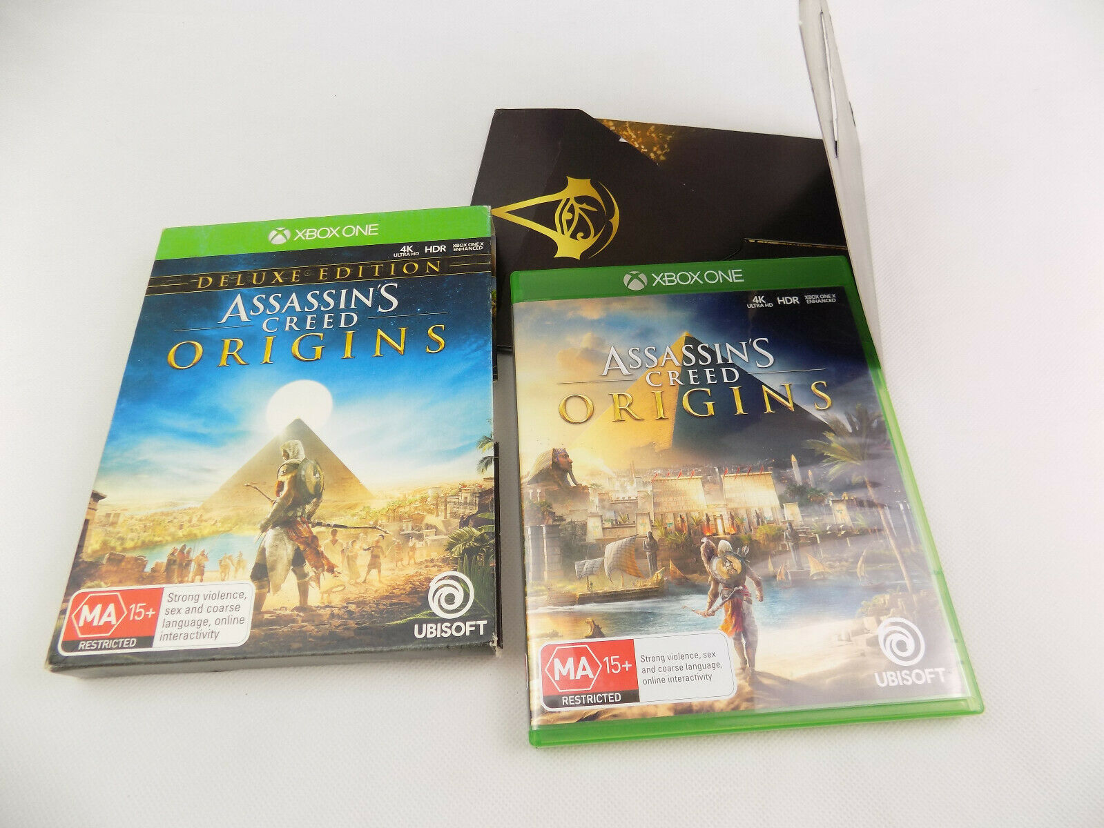 Mint Disc Xbox One Assassin S Creed Origins Deluxe Edition Free Postage Ebay